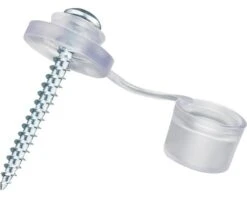 Gutta Schroeven Met Afdichtringen En Kap Verzinkt 4,5 X 45 Mm Pak = 20 St