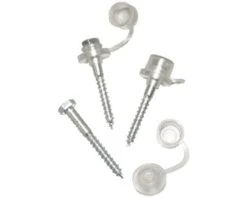 Gutta Schroeven Met Afdichtringen En Kap Verzinkt 6 X 50 Mm Pak = 50 St