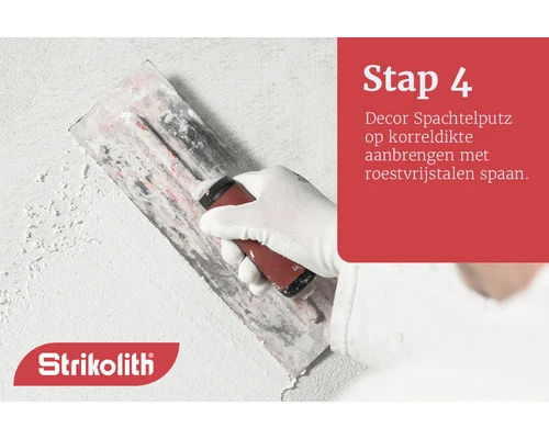 STRIKOLITH Decorspachtel Gold UF 1,5 Mm Wit 15 Kg 6 STRIKOLITH Decorspachtel Gold UF 1,5 Mm Wit 15 Kg - Afbeelding 6