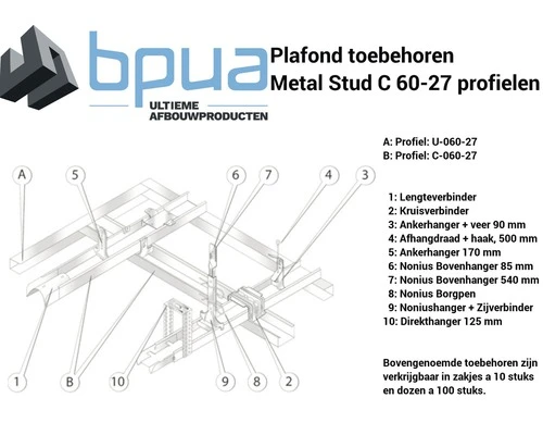 Directhanger HDA7182 125 Mm, 100 Stuks (nr.10) 2 Directhanger HDA7182 125 Mm, 100 Stuks (nr.10) - Afbeelding 2