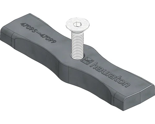 Hauraton Recyfix Plus Knevel Voor Rooster, Zilverkleurig