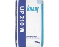 KNAUF UP 210 W Basis- En Afwerkpleister Voor Binnen En Buiten Zak 25 Kg