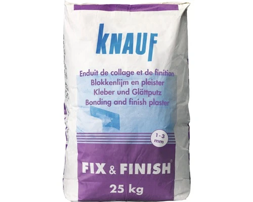 KNAUF Dunpleister Fix En Finish 25 Kg