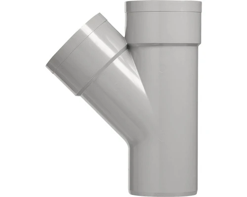 MARTENS T-stuk, PVC, 2 X Lijmmof, 45°, 50 Mm