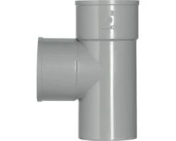 MARTENS T-stuk, PVC, 2 X Lijmmof, 87°, 125 Mm