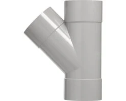 MARTENS T-stuk, PVC, 3 X Lijmmof, 45°, 50 Mm