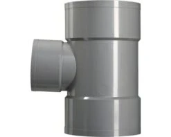 MARTENS T-stuk, PVC, 3 X Lijmmof, 87°, 75/110 Mm