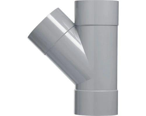 MARTENS T-stuk, PVC, 3 X Lijmmof, 45°, 125 Mm 1 MARTENS T-stuk, PVC, 3 X Lijmmof, 45°, 125 Mm