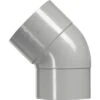 MARTENS Bocht, Hwa, PVC, 1 X Lijmmof, Grijs, 45°, 80 Mm