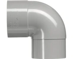 MARTENS Bocht, Hwa, PVC, 1 X Lijmmof, Grijs, 87°, 100 Mm