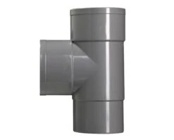 MARTENS T-stuk Hwa, PVC, 2 X Lijmmof, Grijs, 87°, 100 Mm