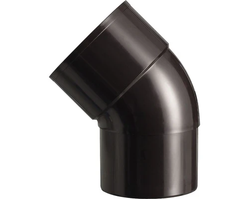 MARTENS Bocht Verjongd, Hwa, PVC, 1 X Lijmmof, Bruin, 45°, 80 Mm