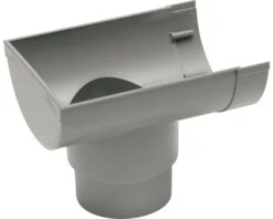 MARTENS Mastgooteinduitloop, PVC, Grijs, 70/80 X 100 Mm