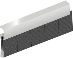 ELLEN Tochtprofiel IBS Aluminium Met Borstel 220 Cm