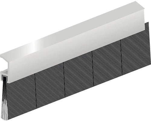 ELLEN Tochtprofiel IBS Aluminium Met Borstel 220 Cm 1 ELLEN Tochtprofiel IBS Aluminium Met Borstel 220 Cm