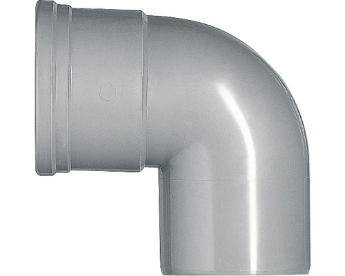 MARTENS Bocht, PVC, 1 X Manchetmof, 87°, 125 Mm