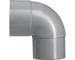 MARTENS Bocht Verjongd, Hwa, PVC, 1 X Lijmmof, Grijs, 87°, 60 Mm