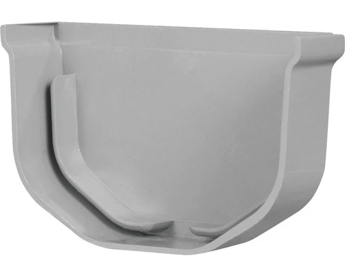 MARTENS Eindstuk Voor Dakgoot, PVC, Grijs, 65 Mm 1 MARTENS Eindstuk Voor Dakgoot, PVC, Grijs, 65 Mm