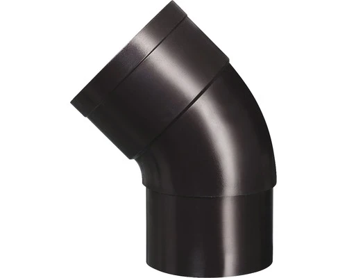 MARTENS Bocht Verjongd, Hwa, PVC, 1 X Lijmmof, Bruin, 45°, 60 Mm