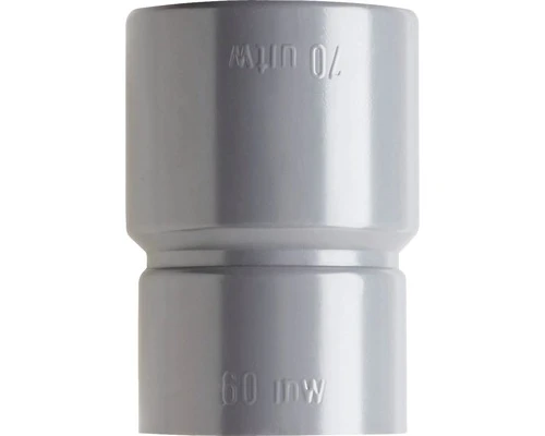 MARTENS Verloopstuk Hwa, PVC, Grijs, 60 Naar 70 Mm