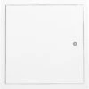 Inspectiedeur Softline Plaatstaal Verzinkt Wit RAL 9016 Met Verzonken 4-kantafsluiting 30 X 30 Cm