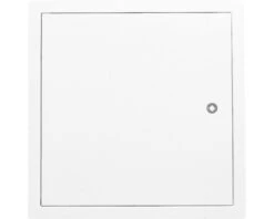 Inspectiedeur Softline Plaatstaal Verzinkt Wit RAL 9016 Met Verzonken 4-kantafsluiting 15 X 15 Cm