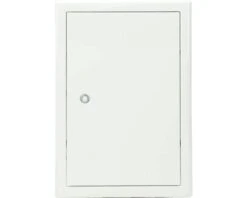 Inspectiedeur Softline Plaatstaal Verzinkt Wit RAL 9016 Met Verzonken 4-kantafsluiting 20 X 30 Cm