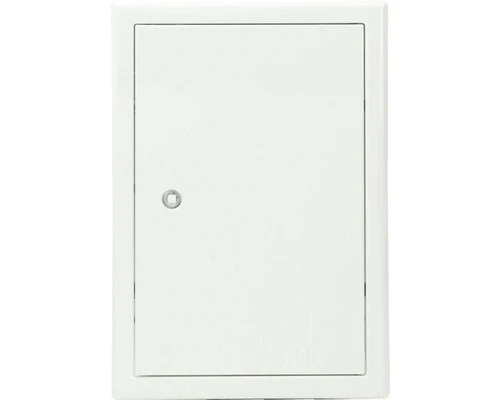 Inspectiedeur Softline Plaatstaal Verzinkt Wit RAL 9016 Met Verzonken 4-kantafsluiting 20 X 30 Cm