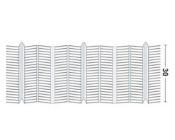 Ribbenstrek RIB 30 Verzinkt 300 X 2500 Mm