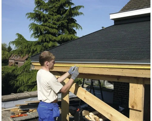 PRECIT Rechthoekige Dakpannen Zwart Per Pak = 2 M² - Afbeelding 3