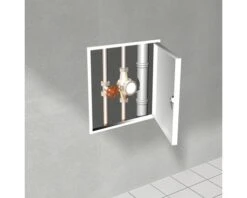 Inspectiedeur Softline Plaatstaal Verzinkt Wit RAL 9016 Met Verzonken 4-kantafsluiting 40 X 40 Cm -Martens shop DV 8 5489393 03 4c DE 20161222093157