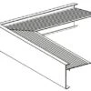 Daktrim Buitenhoek Aluminium 35 X 35 Mm, Hoek 500 X 500 Mm