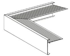 Daktrim Buitenhoek Aluminium 35 X 35 Mm, Hoek 500 X 500 Mm