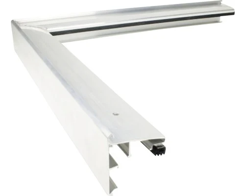 SOLOTRIM Daktrim Buitenhoek Aluminium Voor EPDM 60 X 55 Mm Hoeklengte 500 Mm