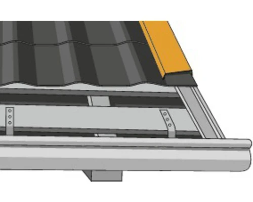 PRECIT Randhoek Voor Dakpanplaat Metaal RAL 3009 Oxiderood 1000 X 95 X 100 Mm - Afbeelding 4