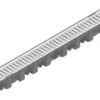 Hauraton TOP X Kunststof Goot Van PP Met Klem Sleuvenrooster Verzinkt 1000 X 119 X 89 Mm