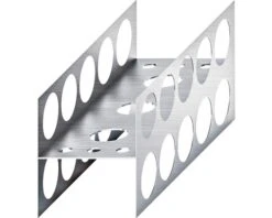 QBOARD H-Profiel Verzinkt Metaal, 2 Stuks