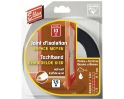 ELLEN Tochtband Schuim P Zelfklevend Zwart 7,5 M