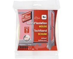 ELLEN Tochtband Schuim I Zelfklevend Wit 9x6 Mm X 9 M