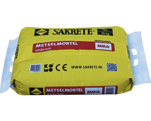 SAKRETE Metselmortel Zonder Kalk 25 Kg