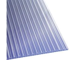 GUTTA Dual Polycarbonaat Kanaalplaat Helder 200 X 98 X 1,6 Cm