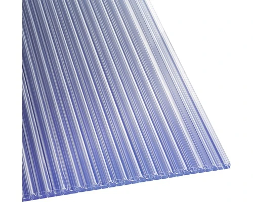 GUTTA Dual Polycarbonaat Kanaalplaat Helder 400 X 98 X 1,6 Cm