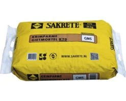 SAKRETE Krimparme Gietmortel GM5 25 Kg