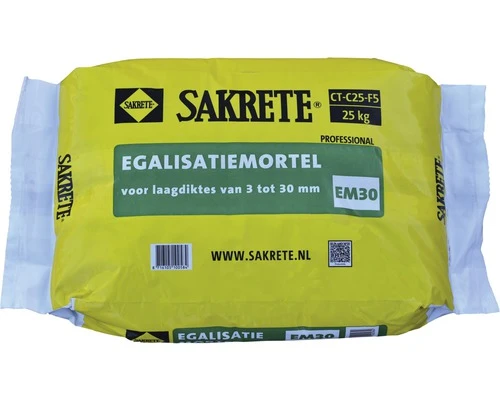 SAKRETE Egalisatiemortel EM30 25 Kg