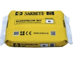 SAKRETE Blokkenlijm Wit 25 Kg
