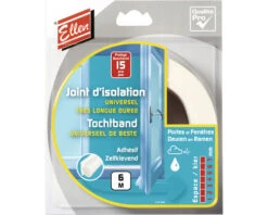 ELLEN Tochtband Siliconen O Zelfklevend Wit 6 M