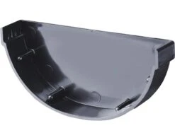 MARTENS Mastgooteindstuk, PVC, Antraciet, 100 Mm