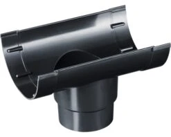 MARTENS Mastgootuitloop, PVC, Antraciet, 100 Mm