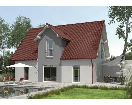 PRECIT Dakpanplaat Metaal RAL 3009 Oxiderood 1100 X 1170 X 0,5 Mm - Afbeelding 2