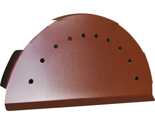 PRECIT Afsluitkap Voor Halfronde Nokvorst RAL 3009 Oxiderood 280 Mm - Afbeelding 2